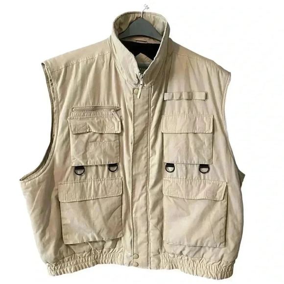 Vintage Haband Full Zip and Snap Pockets Vest Men’s 4X Insulated Hunting Fishing - Picture 8 of 9